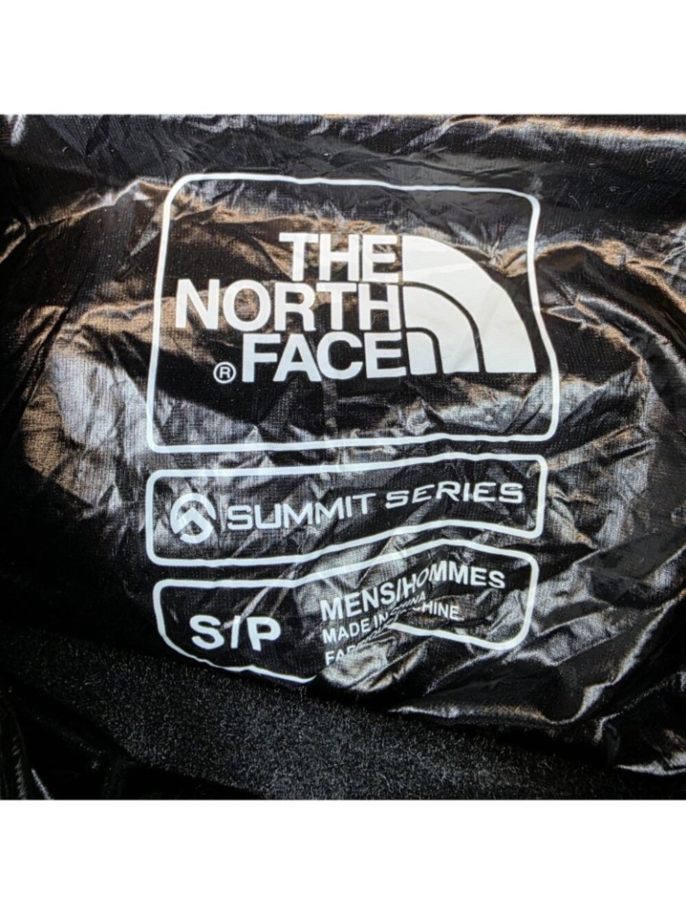 The North Face Summit Series Jacket Mens Small Black Hooded Windbreaker Nylon - Picture 4 of 12